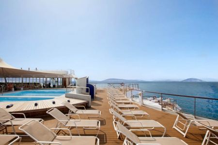 Круиз Миконос, Санторини, Крит, Милос, Атина и Кушадасъ седем нощувки с пристанище на отплаване 
Солун